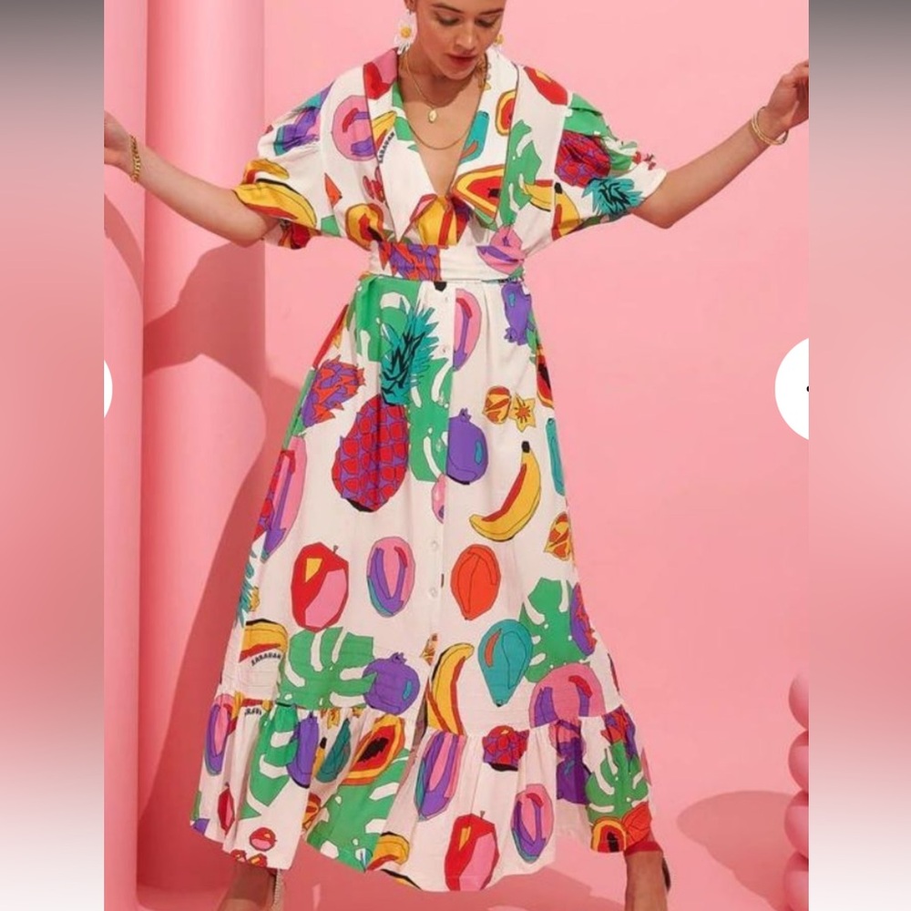 Karavan Fruit Dress - M/L size - never worn